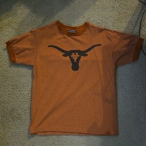 Orange Kids T-Shirt with Longhorn Logo